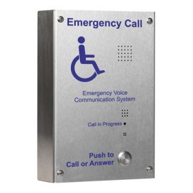 (image for) EVC302S: S/steel handsfree EVC?outstation, surface mounting