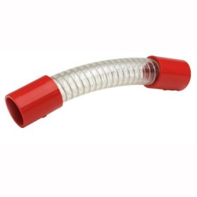 (image for) 555-030 Red/Clear 25mm flexible bend 30cm
