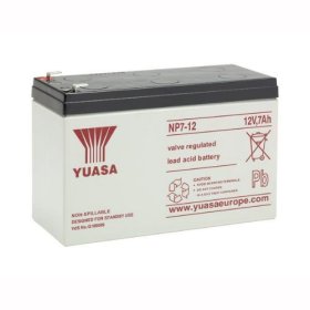 (image for) NP7-12 Yuasa 12v 7A/h Sealed Lead Acid Battery