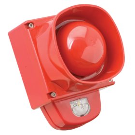(image for) Ziton Weatherproof Wall Mount Sounder/VAD (RED body, RED flash)
