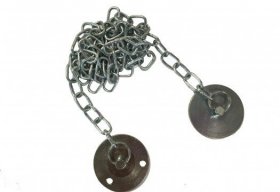 (image for) DH/CHO: Keeper Plate with 1m Chain and Rubber Ring