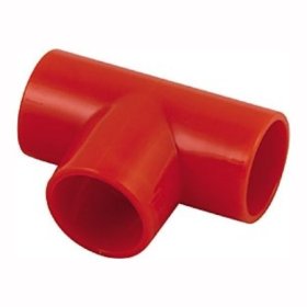 (image for) 01-10-9045: ASB006R Red 25mm T Piece (10 pack)