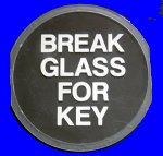 (image for) BBU2 Key Box Spare Plastic Glass