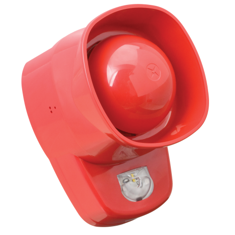 (image for) Ziton ZPW766R WALL MOUNT SOUNDER/VAD (RED BODY, RED FLASH)